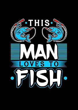 This Man Loves To Fish
