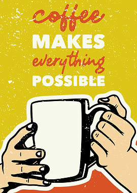 Vintage Coffee Quote