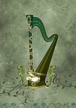 Celtic harp
