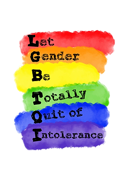 LGBTQ Let Gender Be Quit