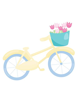 Bicycle with Flowers
