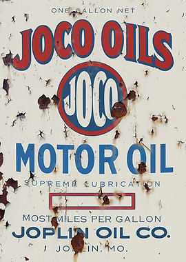 Joco Oils Vintage Sign