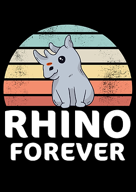 Kawaii Baby Rhino Cute