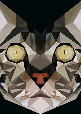 Cat in Lowpoly