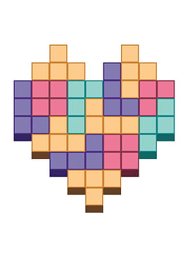 BLOCK GAME HEART