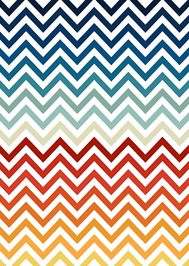 Colorful Chevron I