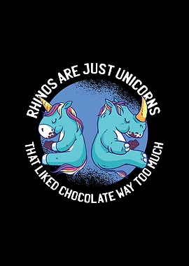 Funny Rhino Chocolate Gift