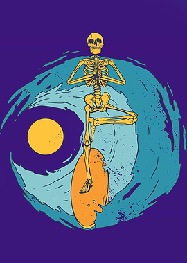 Surfer Skeleton