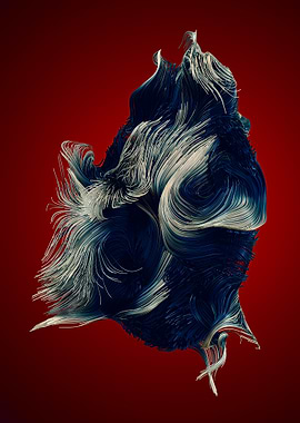 Chaotic Lines Art 46 Color