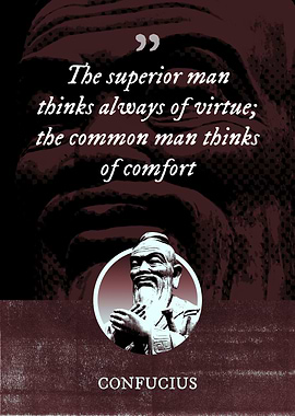 The superior man thinks