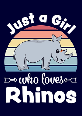 A Girl who loves Rhinos