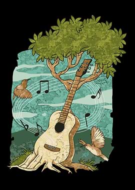 Acoustic Guitar Tree