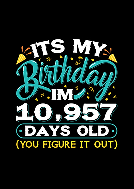 30th Birthday Idea Funny