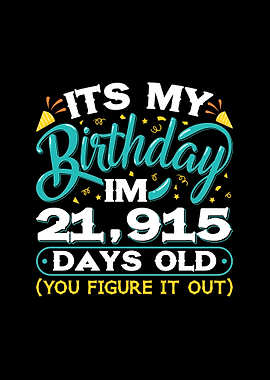 60th Birthday Idea Funny