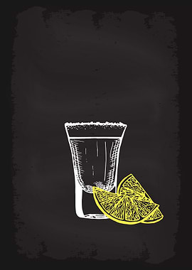 Tequila Alcohol Vodka Shot