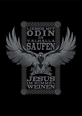 Odin Raven Jesus Quote
