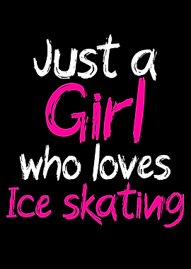 a girl who loves ice skate