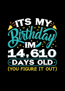 40th Birthday Idea Funny