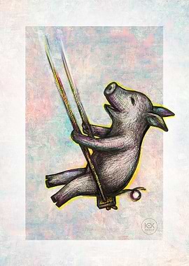Swinging Pig