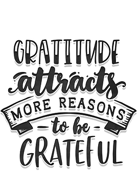 Gratitude attracts