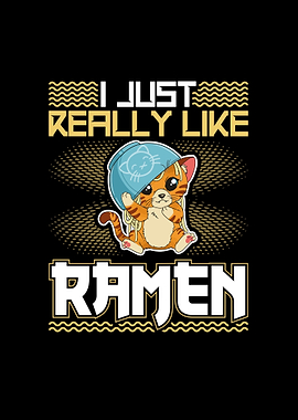 Ramen Kawaii Cat Anime