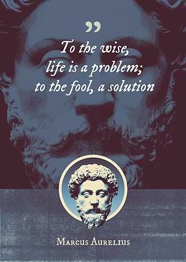 To the wise life is a