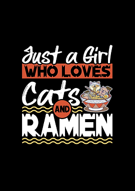 Girl Loves Cat Ramen