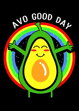 Avocado LGBT Rainbow