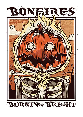 Bonfire Pumpkin Halloween