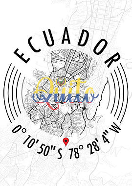 Quito Ecuador Map