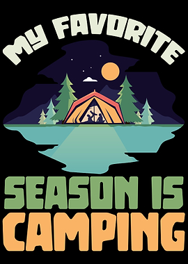 Favorite season is camping