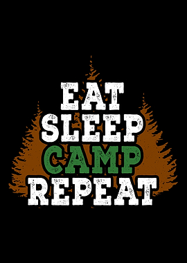 Camp Camping Camper Campfi