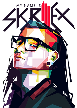Skrillex in WPAP