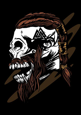 Viking Skull Tattoo