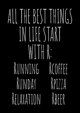 Running The Best Things