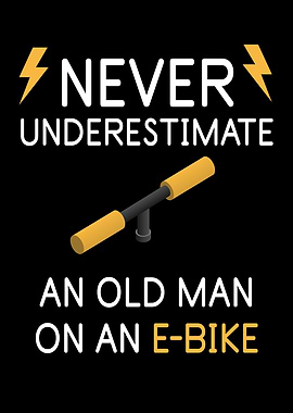 Old Man On An EBike