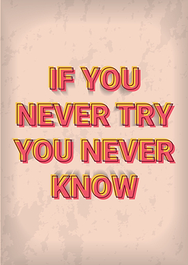 Vintage Motivation Quote