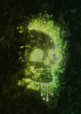 Glowing Skull Design