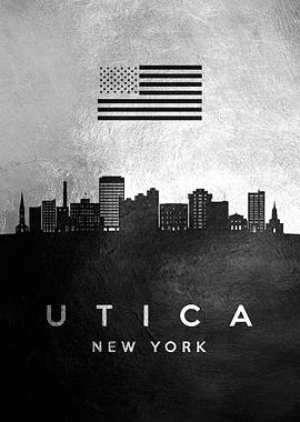 Utica New York Skyline