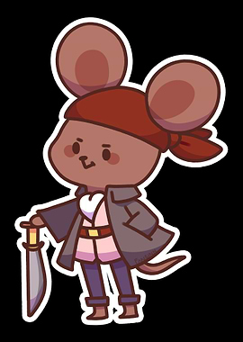 Pirate Mouse saber treasur