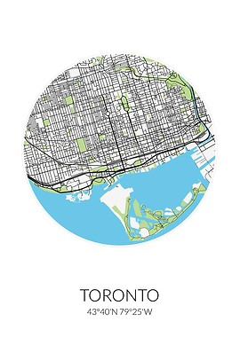 Toronto Circle City Map