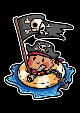 Pirate life buoy anchor tr