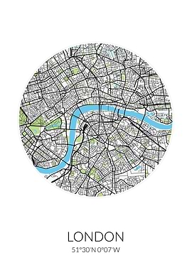 London Circle City Map