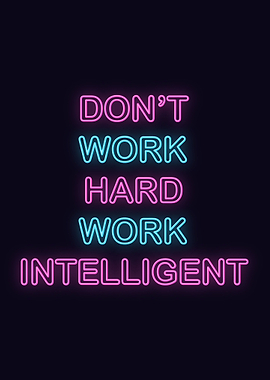 Neon Motivation Quote
