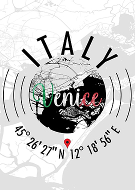 Venice ITALY Map