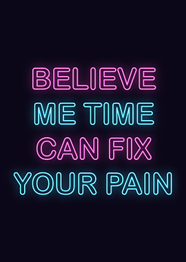 Neon Motivation Quote