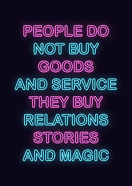 Neon Motivation Quote