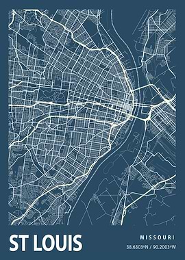 Blueprint map St Louis