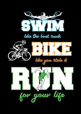Swim Bike Run Triathlon