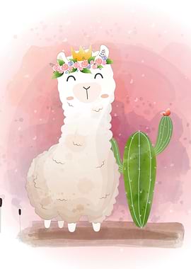 Cute llama